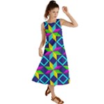 Colorful stars pattern                                                                        Summer Maxi Dress