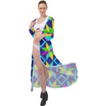 Colorful stars pattern                                                                        Maxi Chiffon Beach Wrap