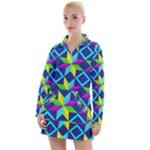 Colorful stars pattern                                                                      Women s Hoodie Dress