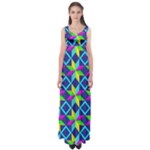 Colorful stars pattern                                                                     Empire Waist Maxi Dress