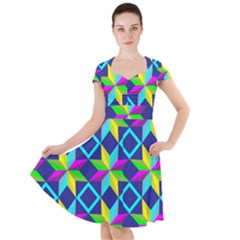 Cap Sleeve Midi Dress 