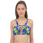 Colorful stars pattern                                                                   Cage Up Bikini Top