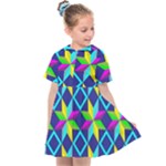 Colorful stars pattern                                                                 Kids  Sailor Dress