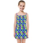 Colorful stars pattern                                                                    Kids Summer Sun Dress