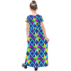 Kids  Short Sleeve Maxi Dress 