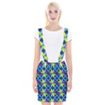 Colorful stars pattern                                                                         Braces Suspender Skirt