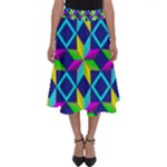 Colorful stars pattern                                                                     Perfect Length Midi Skirt