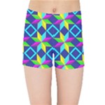 Colorful stars pattern                                                                    Kids  Skinny Shorts