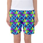 Colorful stars pattern                                                                    Women s Basketball Shorts