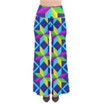 Colorful stars pattern                                                                    Women s Chic Palazzo Pants