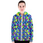 Colorful stars pattern                                                                     Women s Zipper Hoodie