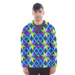 Colorful stars pattern                                                                     Mesh Lined Wind Breaker (Men)