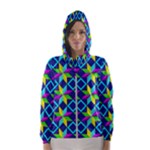 Colorful stars pattern                                                                     Hooded Wind Breaker (Women)