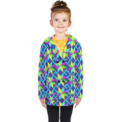 Kids  Double Breasted Button Coat 
