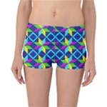 Colorful stars pattern                                                                         Reversible Boyleg Bikini Bottoms