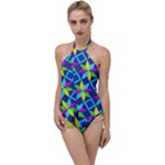 Colorful stars pattern                                                                   Go with the Flow One Piece Swimsuit