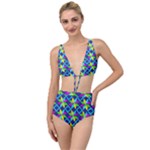 Colorful stars pattern                                                                    Tied Up Two Piece Swimsuit