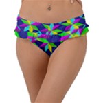 Colorful stars pattern                                                                   Frill Bikini Bottom