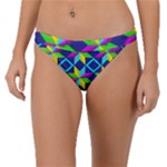 Colorful stars pattern                                                                    Band Bikini Bottom