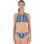 Colorful stars pattern                                                                    Perfectly Cut Out Bikini Set