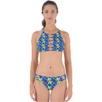 Colorful stars pattern                                                                    Perfectly Cut Out Bikini Set