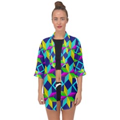 Open Front Chiffon Kimono 