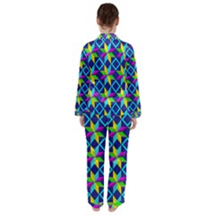 Women s Long Sleeve Satin Pajamas Set 
