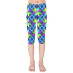Colorful stars pattern                                                                    Kids  Capri Leggings