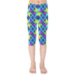 Colorful stars pattern                                                                    Kids  Capri Leggings