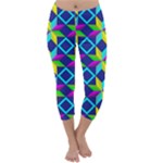 Colorful stars pattern                                                                     Capri Winter Leggings