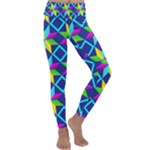 Colorful stars pattern                                                                    Kids  Lightweight Velour Classic Yoga Leggings