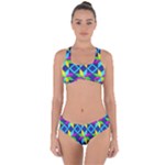 Colorful stars pattern                                                                      Criss Cross Bikini Set