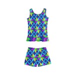 Colorful stars pattern                                                                    Kid s Boyleg Swimsuit