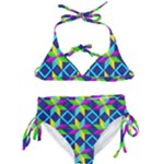 Colorful stars pattern                                                                    Kids  Classic Bikini Set