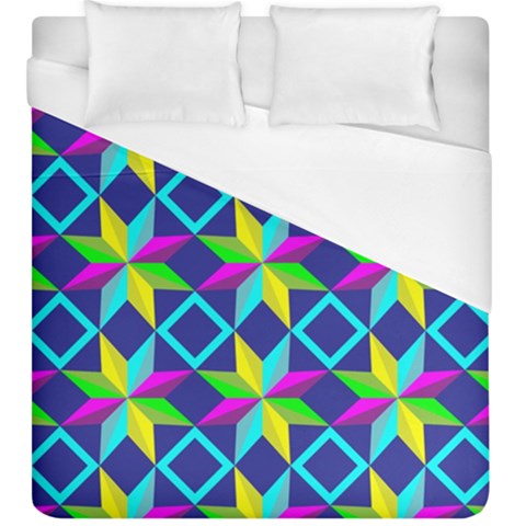 Colorful stars pattern                                                                      Duvet Cover (King Size) from ArtsNow.com