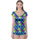 Colorful stars pattern                                                                     Boyleg Leotard (Ladies)