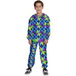 Colorful stars pattern                                                          Kids  Sweatshirt set