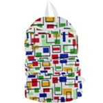 Colorful rectangles                                                                  Foldable Lightweight Backpack