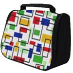 Colorful rectangles                                                                      Full Print Travel Pouch (Big)