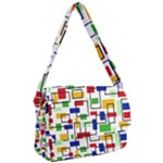 Colorful rectangles                                                                      Courier Bag