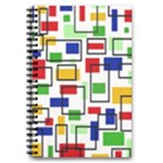 Colorful rectangles                                                                      5.5  x 8.5  Notebook New