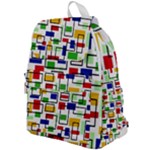 Colorful rectangles                                                                   Top Flap Backpack