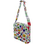 Colorful rectangles                                                                   Cross Body Office Bag