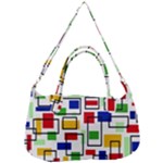 Colorful rectangles                                                                   Removal Strap Handbag