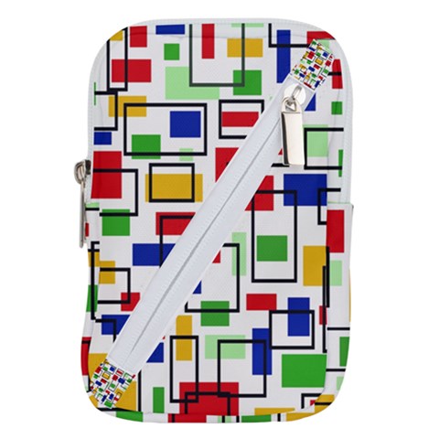 Colorful rectangles                                                                   Belt Pouch Bag (Large) from ArtsNow.com