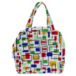 Colorful rectangles                                                                   Boxy Hand Bag