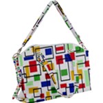 Colorful rectangles                                                                   Canvas Crossbody Bag