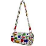 Colorful rectangles                                                                Mini Cylinder Bag