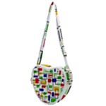 Colorful rectangles                                                                  Heart Shoulder Bag