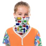 Colorful rectangles                                                                  Face Covering Bandana (Kids)